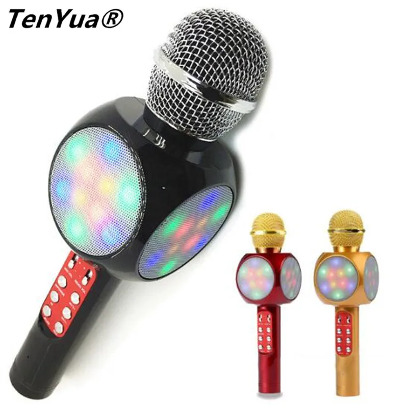 TenYua Mini LED Light Microphone Wireless Professional